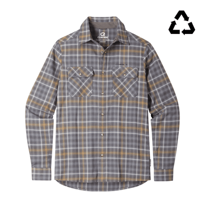 Club Ride Apparel Men's Daniel Keep Warm Stretch Riding Flannel