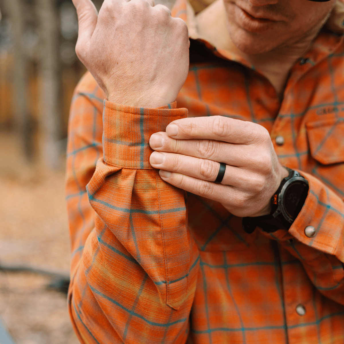 Club Ride Apparel Men's Daniel Keep Warm Stretch Riding Flannel