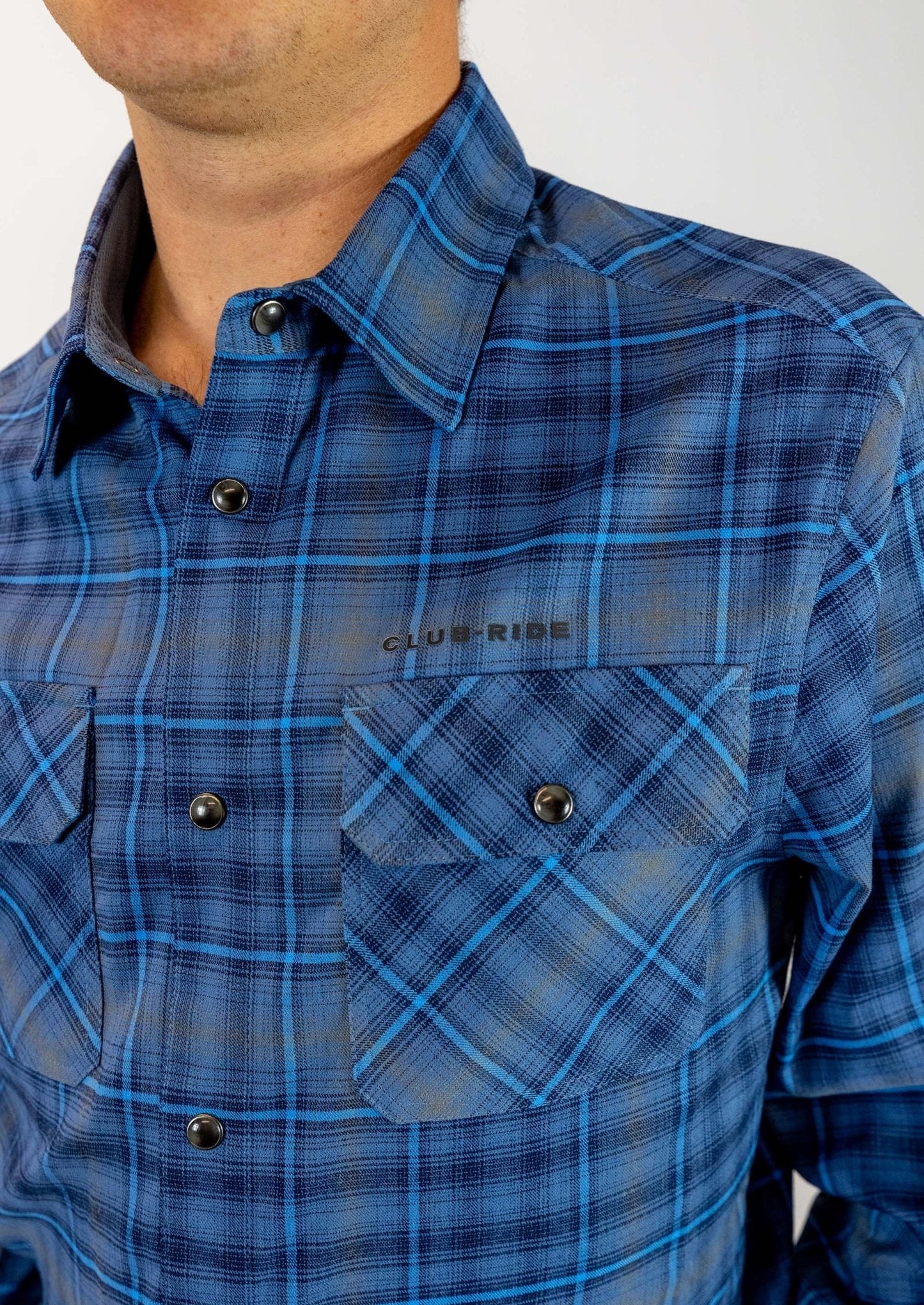 Club Ride Apparel Men's Daniel Keep Warm Stretch Riding Flannel