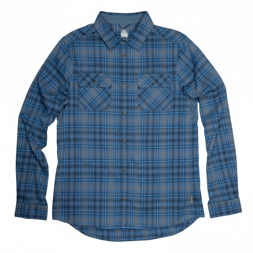 Club Ride Apparel Men's Daniel Keep Warm Stretch Riding Flannel