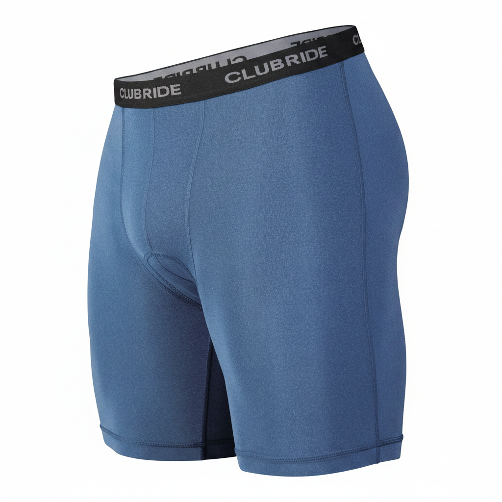 Club Ride Apparel Men's Johnson Ultra-Light Commute to Trail Chamois 7" | Lightweight