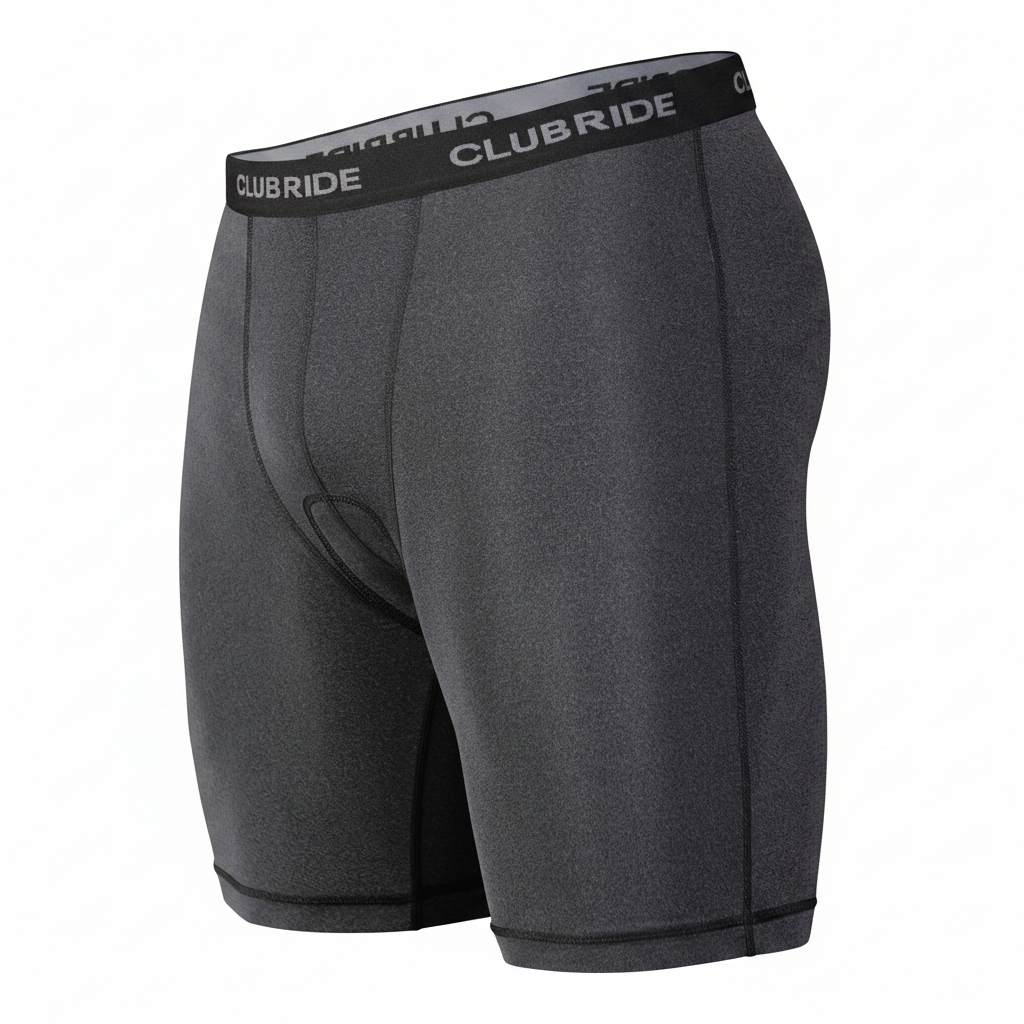 Club Ride Apparel Men's Johnson Ultra-Light Commute to Trail Chamois 7" | Lightweight