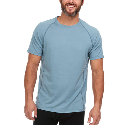 Minus33 Micro Weight - Men's Wool Raglan T-Shirt Woolverino