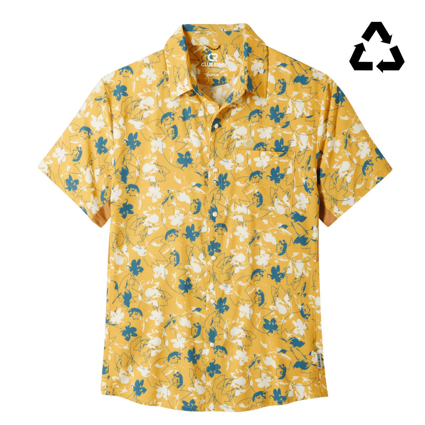 Club Ride Apparel Men's New West Original Pearl Snap Ride Shirt