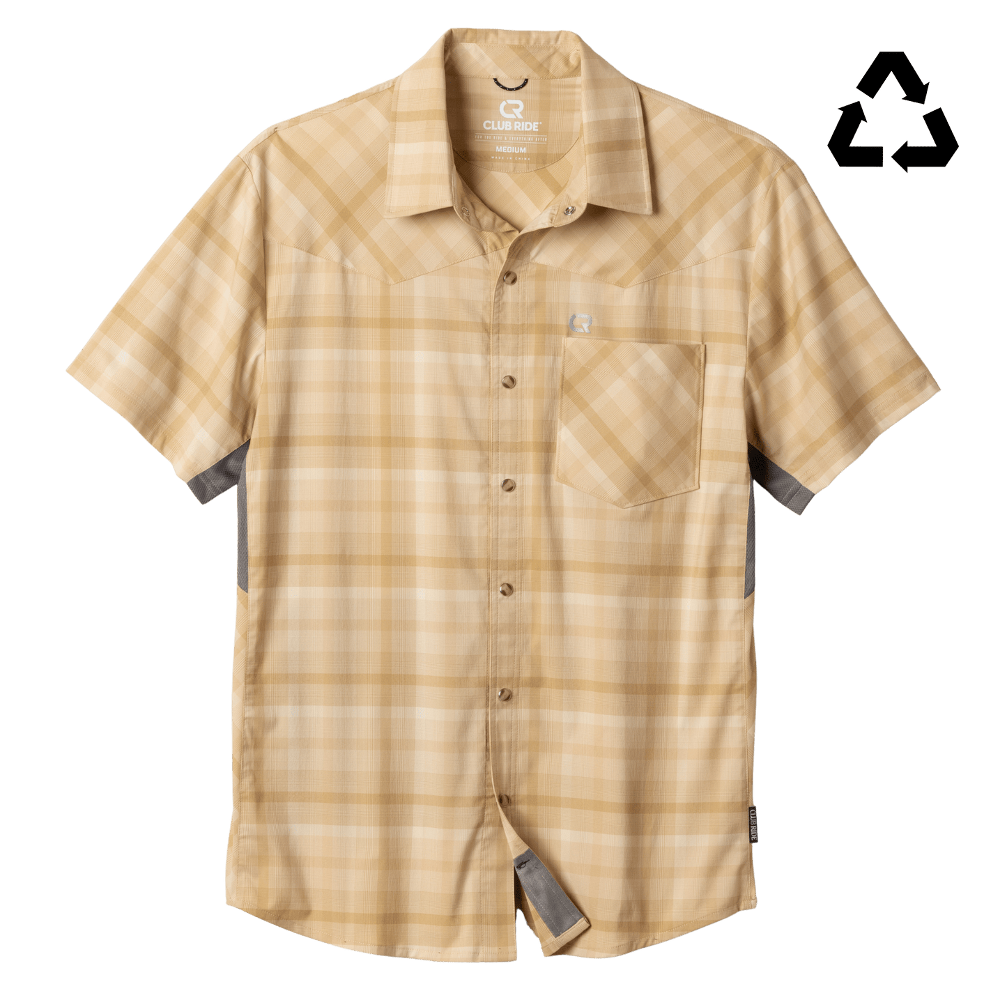 Club Ride Apparel Men's New West Original Pearl Snap Ride Shirt