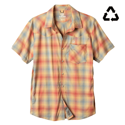 Club Ride Apparel Men's New West Original Pearl Snap Ride Shirt