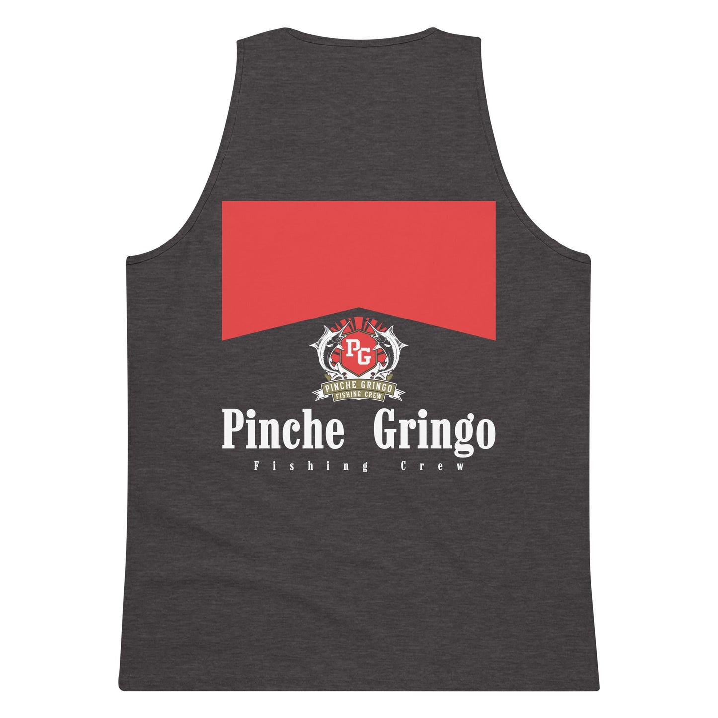 Pinche Gringo Fishing Crew Red Pack Tank