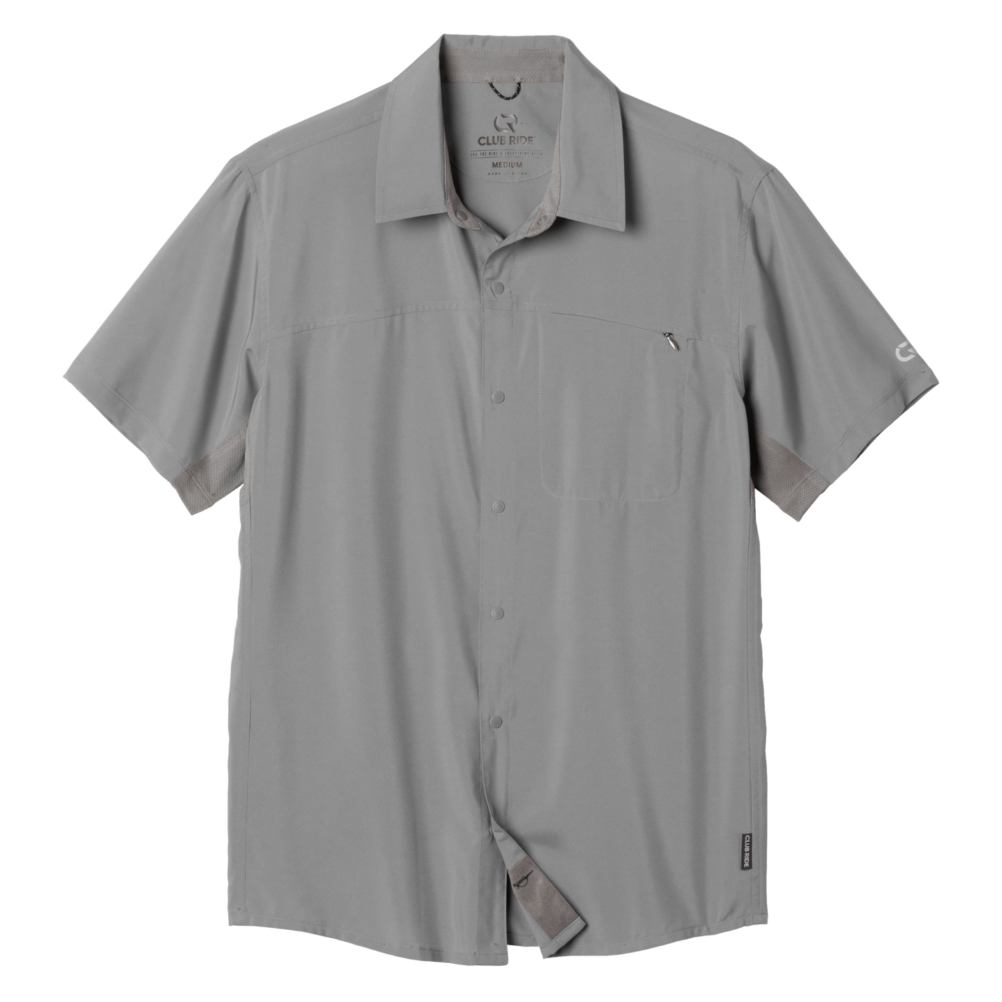 Club Ride Apparel Men's Protocol Lightweight Solid Shirt