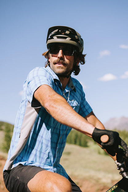 Club Ride Apparel Men's Quest Super Stretch Plaid Shirt