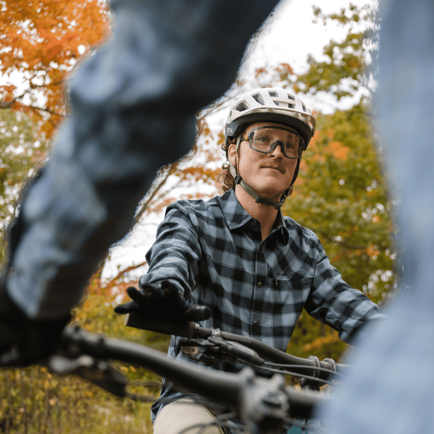 Club Ride Apparel Men's Shaka Brushed Stretch Riding Flannel