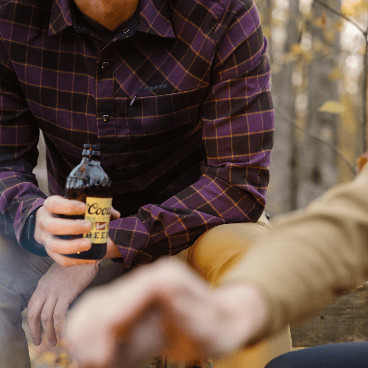 Club Ride Apparel Men's Shaka Brushed Stretch Riding Flannel