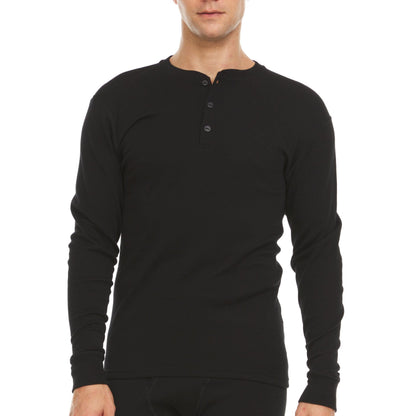 Minus33 Midweight - Men's Long Sleeve Henley 100% Merino Wool