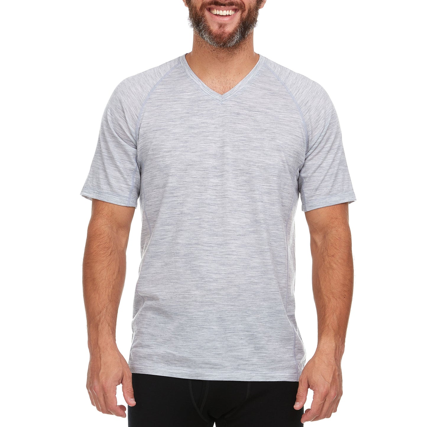 Minus33 Micro Weight - Men's Wool V-Neck T-Shirt Woolverino
