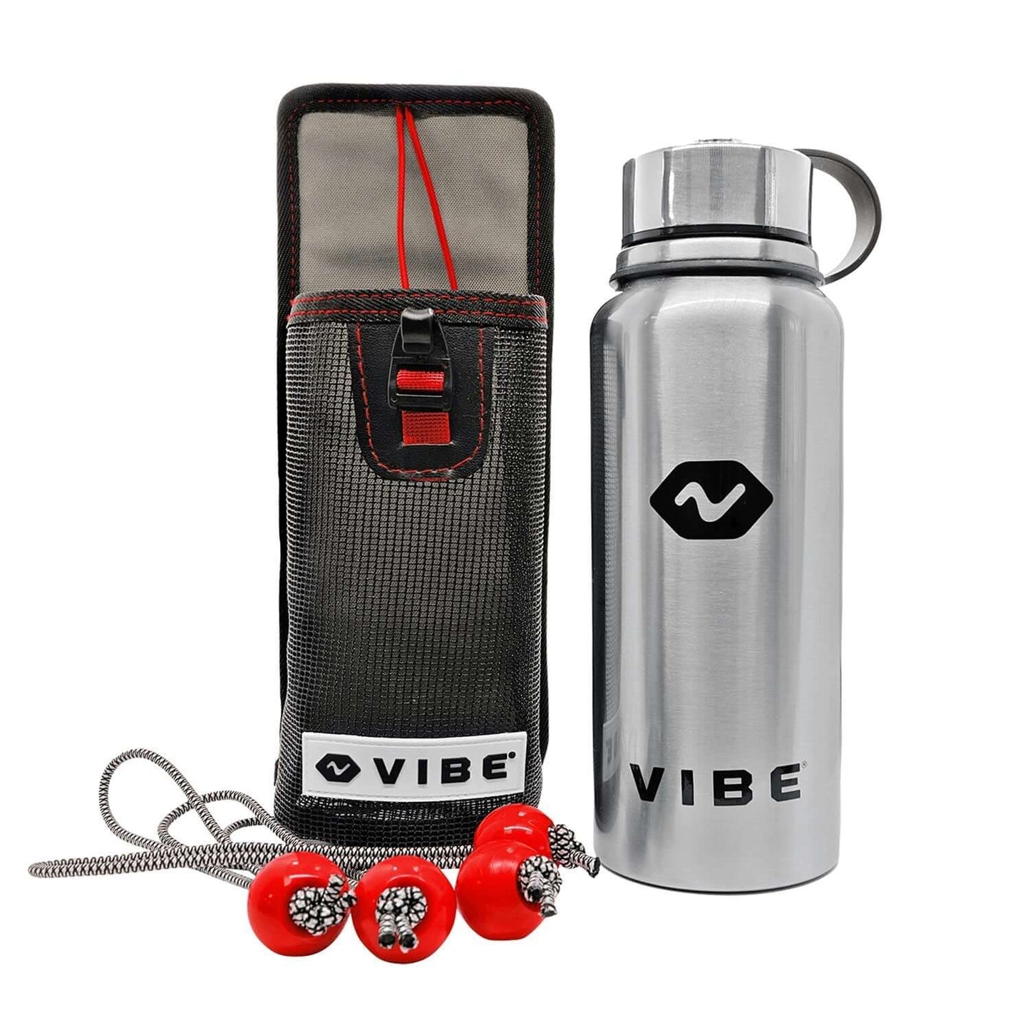 Vibe Mesh 30 oz Bottle Holder w/ Bottle