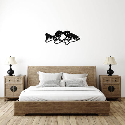 MetalPlex - Bass Fish Design - Metal Wall Art - Angler's Pro Tackle & Outdoors