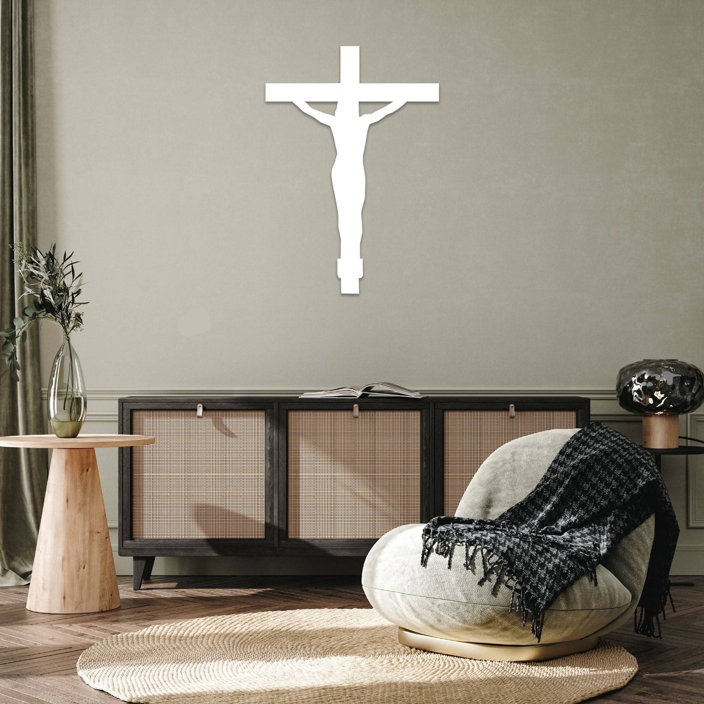 MetalPlex - Crucifix Cross - Metal Wall Art