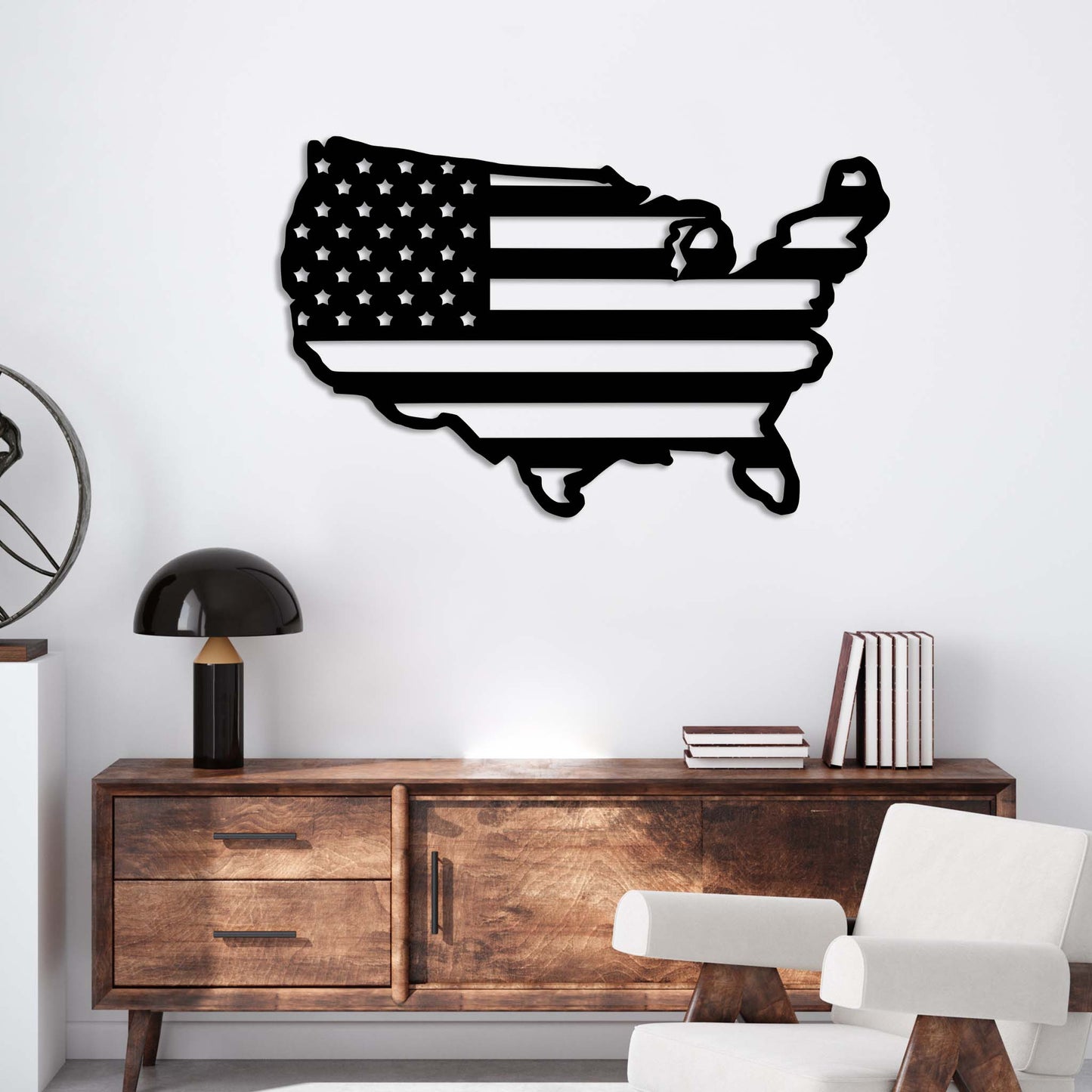 MetalPlex - American Flag United States - Metal Wall Art