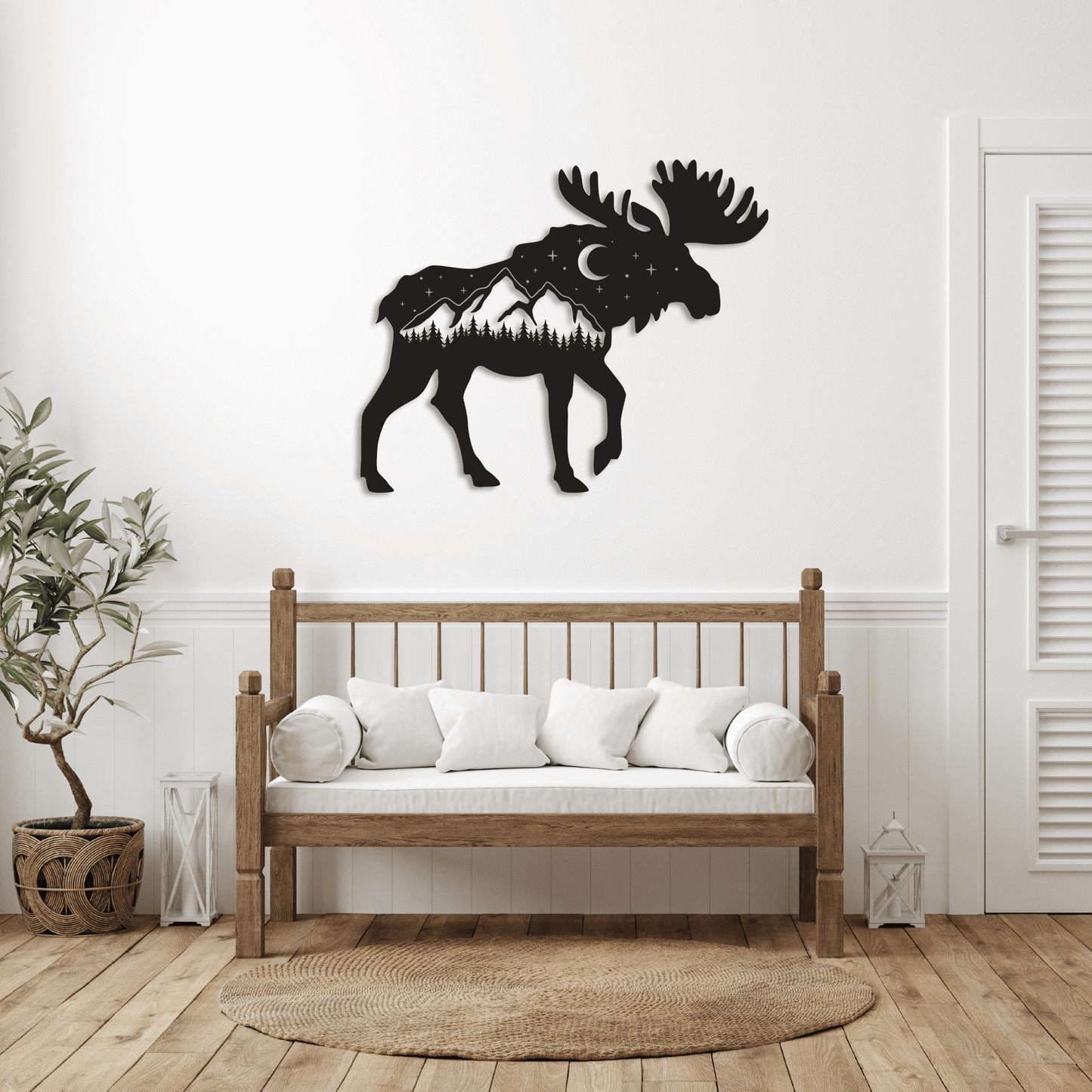 MetalPlex - Moose - Metal Wall Art