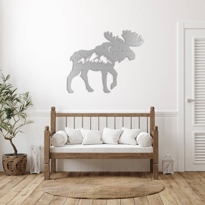 MetalPlex - Moose - Metal Wall Art