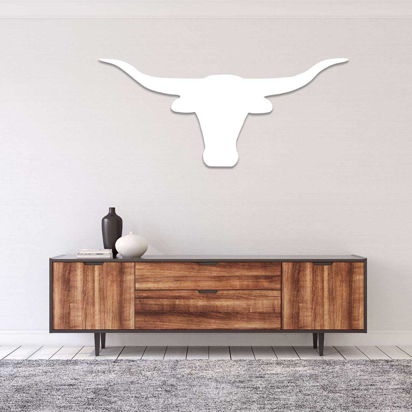 MetalPlex - Texas Longhorn - Metal Wall Art