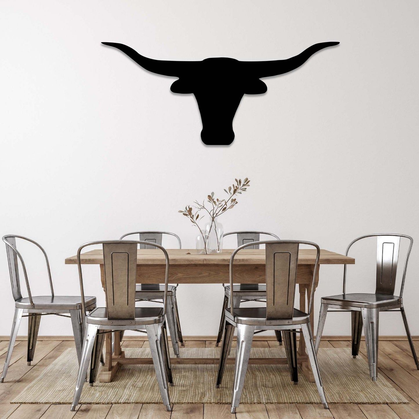 MetalPlex - Texas Longhorn - Metal Wall Art