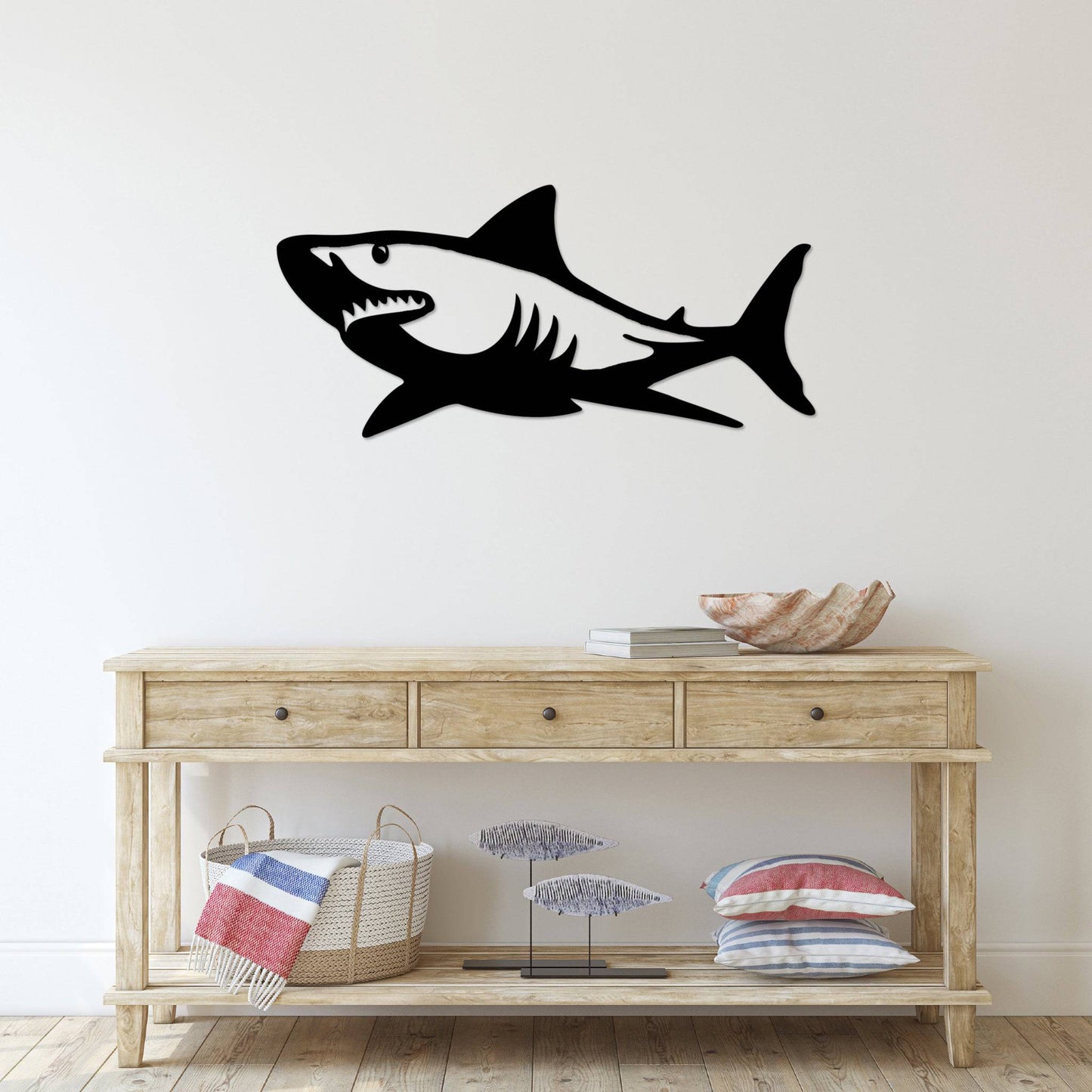 MetalPlex - Shark - Metal Wall Art