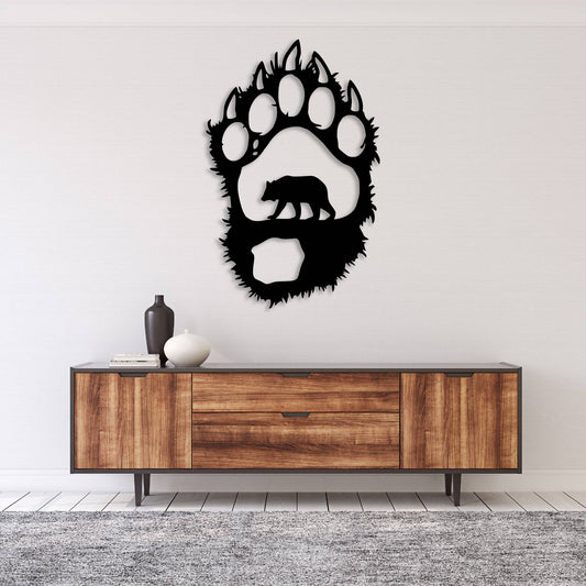 MetalPlex - Bear Paw - Metal Wall Art