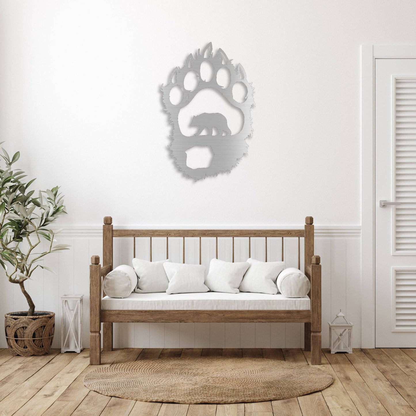 MetalPlex - Bear Paw - Metal Wall Art