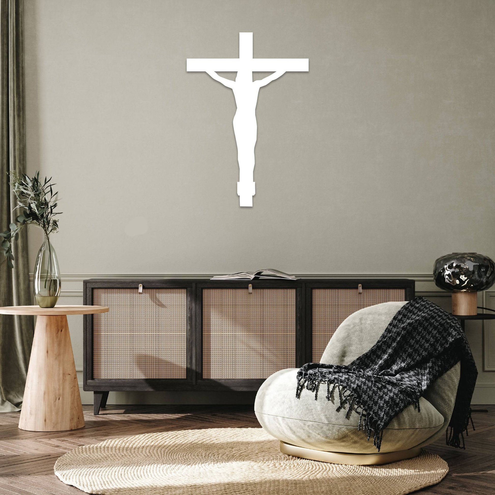 MetalPlex - Crucifix Cross - Metal Wall Art - Angler's Pro Tackle & Outdoors