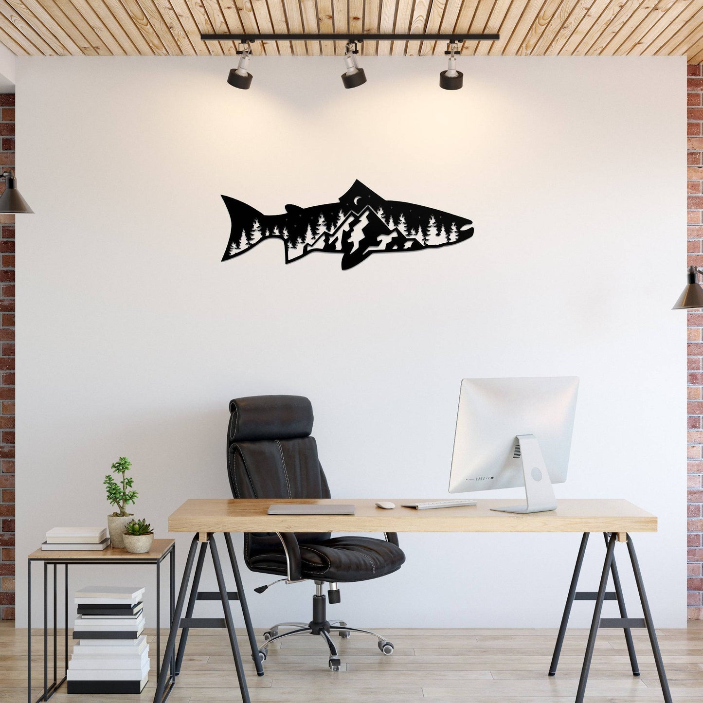 MetalPlex - Trout Fish Design - Metal Wall Art - Angler's Pro Tackle & Outdoors