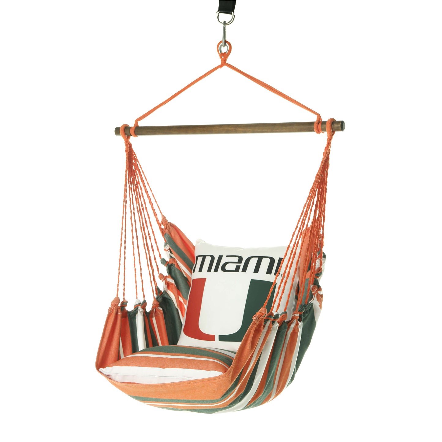 Campus Hammocks Miami Hurricanes Logo Hammock Chair