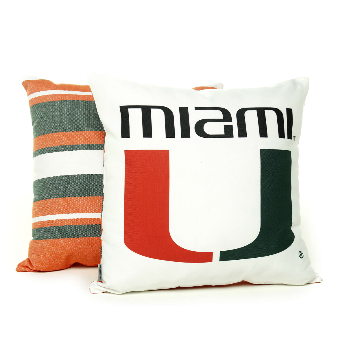 Campus Hammocks Miami Hurricanes Logo Pillow Cover