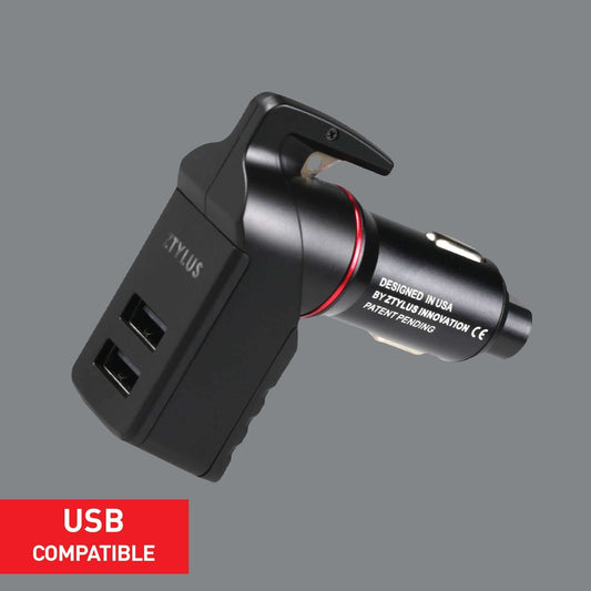 Stinger Survival Tools USB Car Charger Emergency Tool (Black)