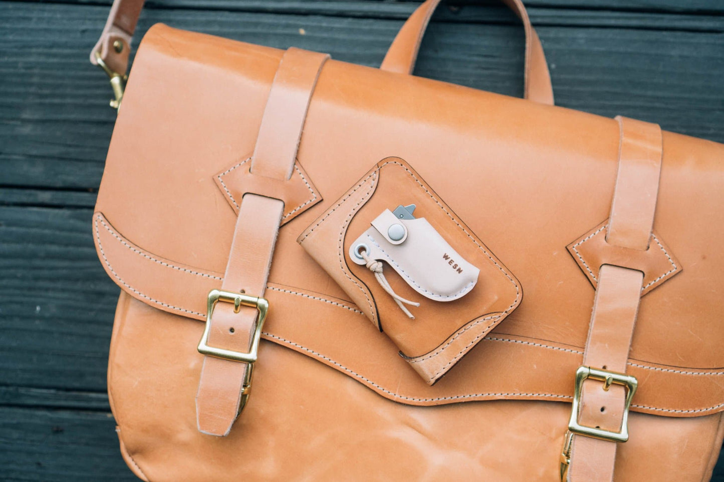 WESN Microblade Leather Sheath