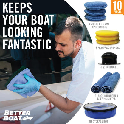 Better Boat - Microfiber Wax Applicator Set