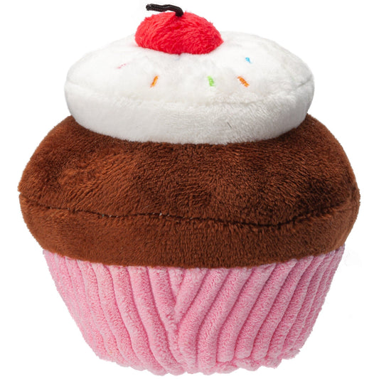 Dogline 6" Cupcake Pink Dog Toy