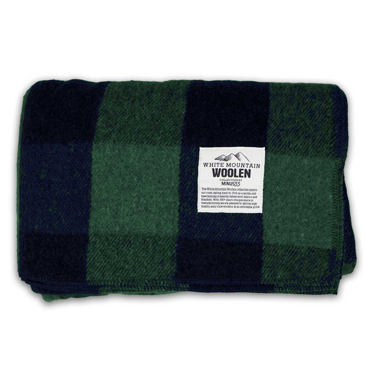 Minus33 - Camp Throw Blanket White Mountain Woolen - Angler's Pro Tackle & Outdoors