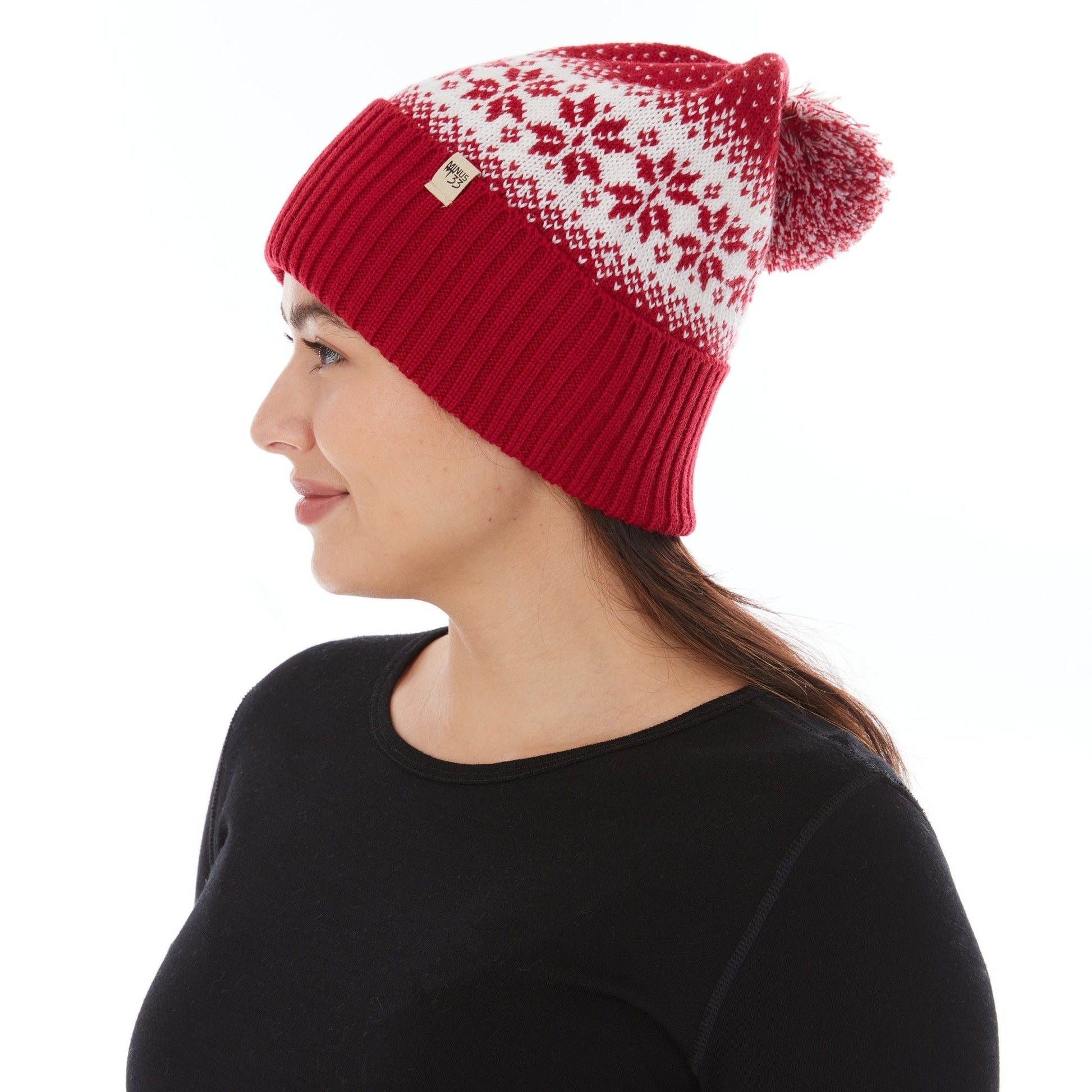 Minus33 Midweight - Everyday Knit Cuff Pom Beanie 100% Merino Wool - Angler's Pro Tackle & Outdoors