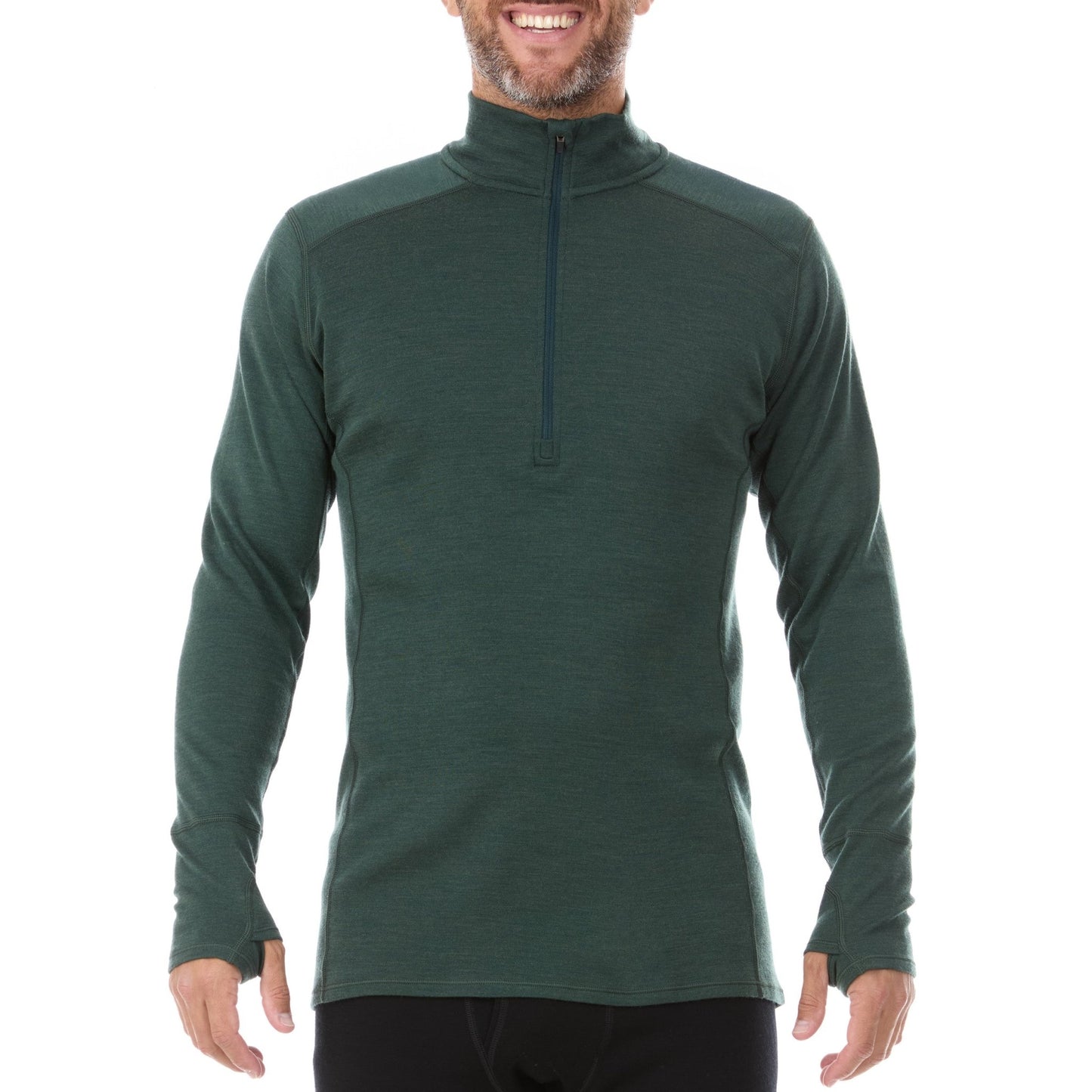 Minus33 Midweight - Isolation Men's 1/4 Zip 100% Merino Wool - Angler's Pro Tackle & Outdoors