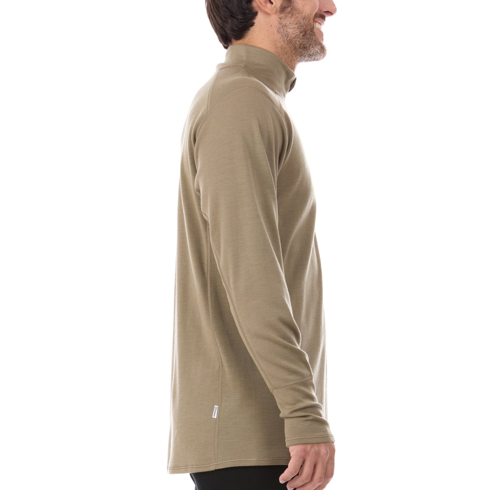 Minus33 Midweight - Isolation Men's 1/4 Zip 100% Merino Wool - Angler's Pro Tackle & Outdoors