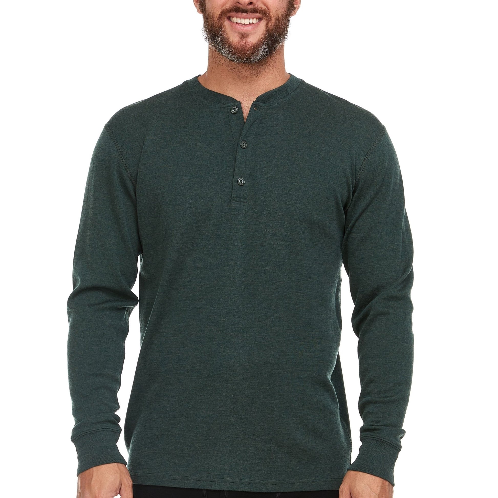 Minus33 Midweight - Men's Long Sleeve Henley 100% Merino Wool - Angler's Pro Tackle & Outdoors