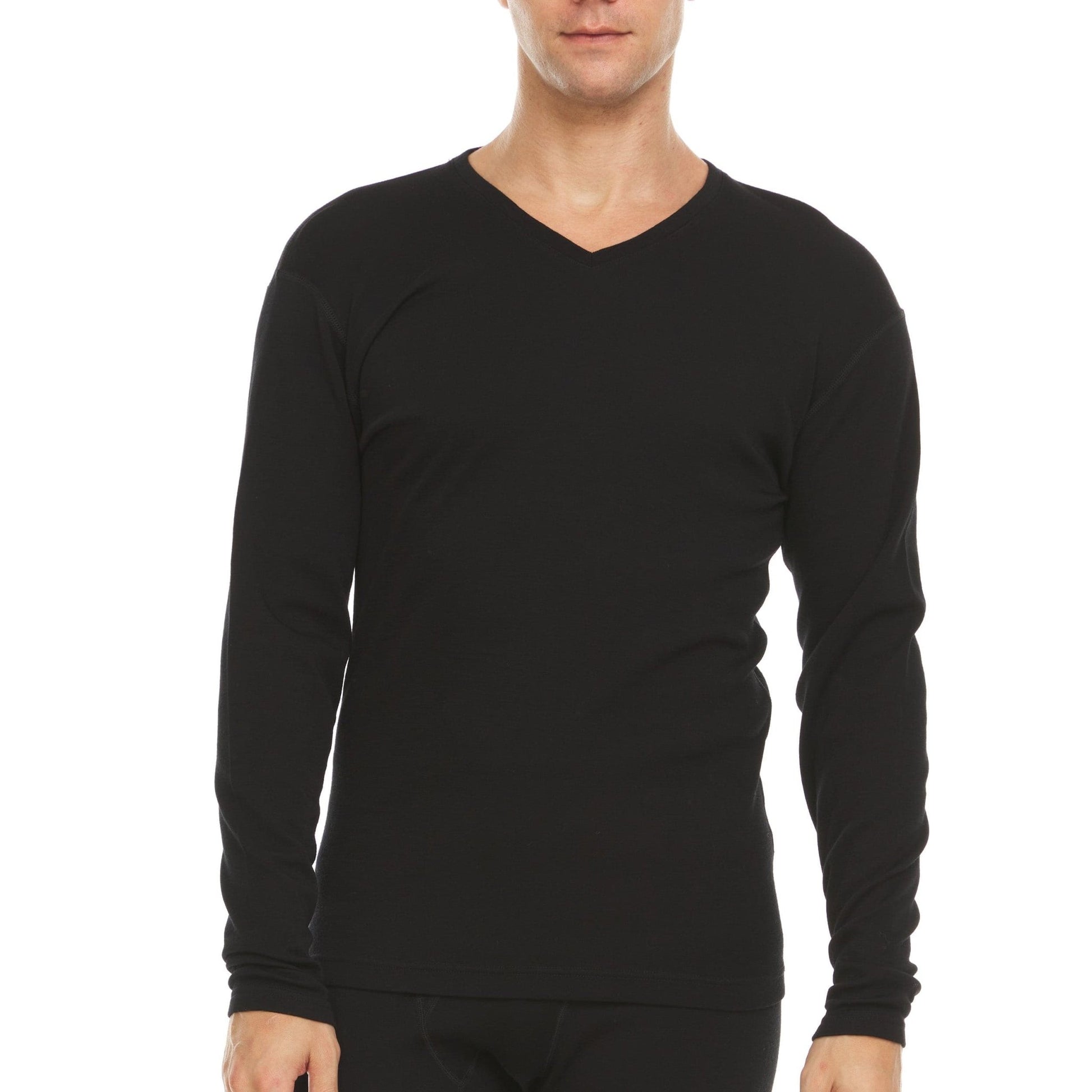 Minus33 Midweight - Men's Long Sleeve V - Neck 100% Merino Wool - Angler's Pro Tackle & Outdoors