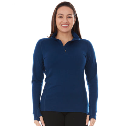 Minus33 Midweight - Sequoia Women's 1/4 Zip 100% Merino Wool - Angler's Pro Tackle & Outdoors