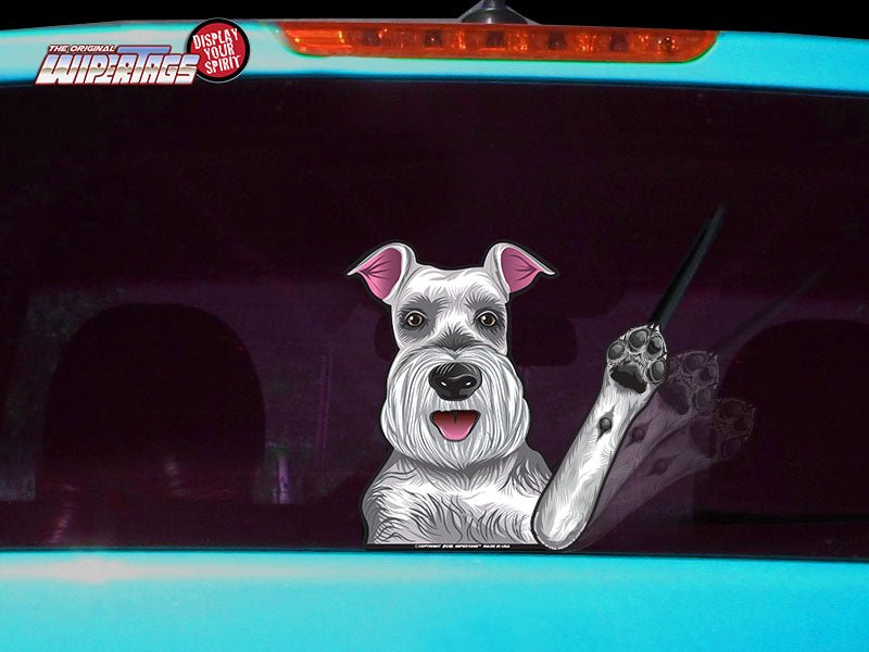 Missy the Schnauzer Waving Dog WiperTags - Angler's Pro Tackle & Outdoors