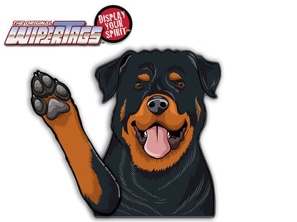 Moe the Rottweiler Dog Waving WiperTags - Angler's Pro Tackle & Outdoors