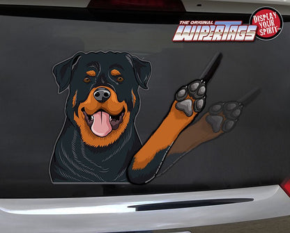 Moe the Rottweiler Dog Waving WiperTags - Angler's Pro Tackle & Outdoors