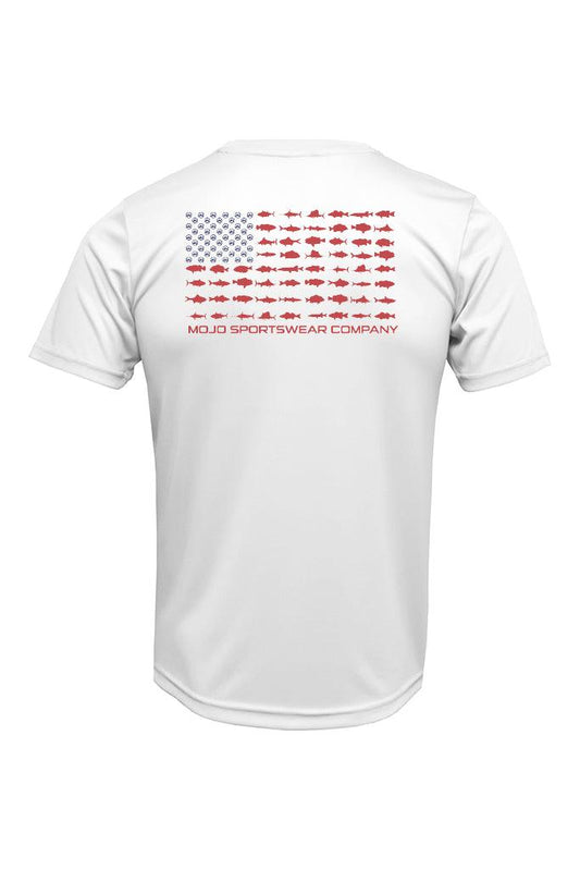 Mojo - American Angler Flag Wireman X Short Sleeve - Angler's Pro Tackle & Outdoors