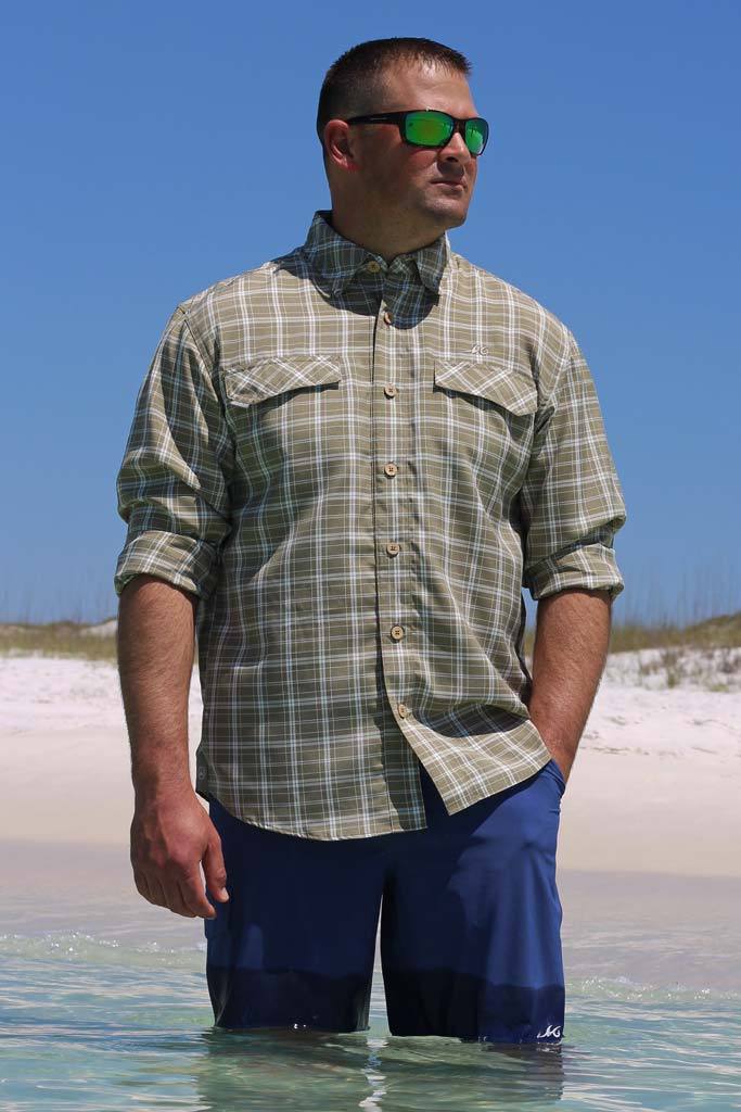 Mojo - Coastal Plaid LS - Angler's Pro Tackle & Outdoors