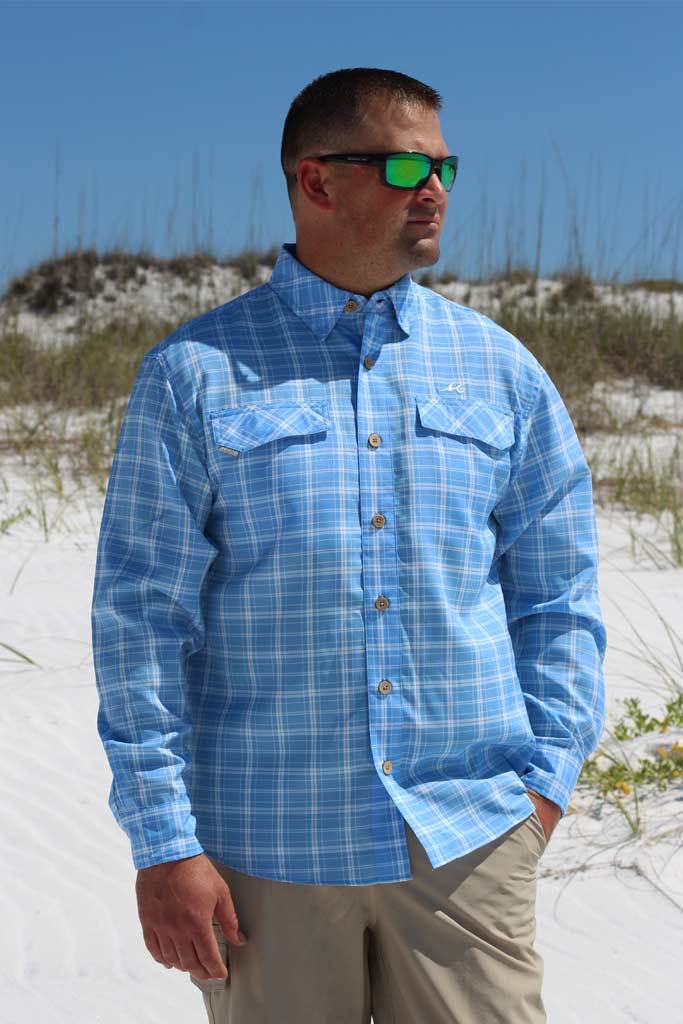 Mojo - Coastal Plaid LS - Angler's Pro Tackle & Outdoors