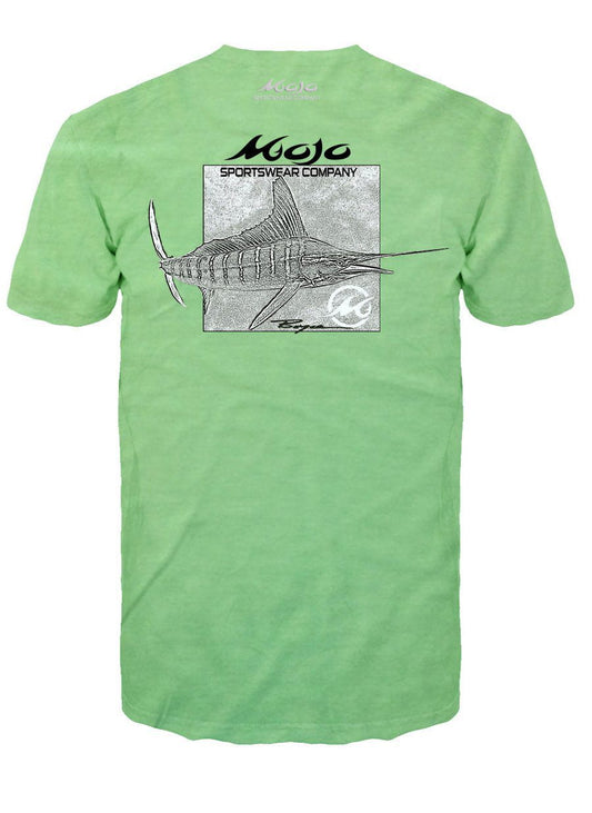 Mojo - Marlin Etch - Bill Boyce Short Sleeve T-Shirt - Angler's Pro Tackle & Outdoors